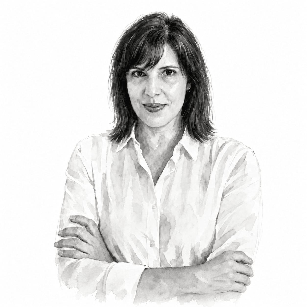 Retrato ilustrado de Marta, de GP9, Madrid